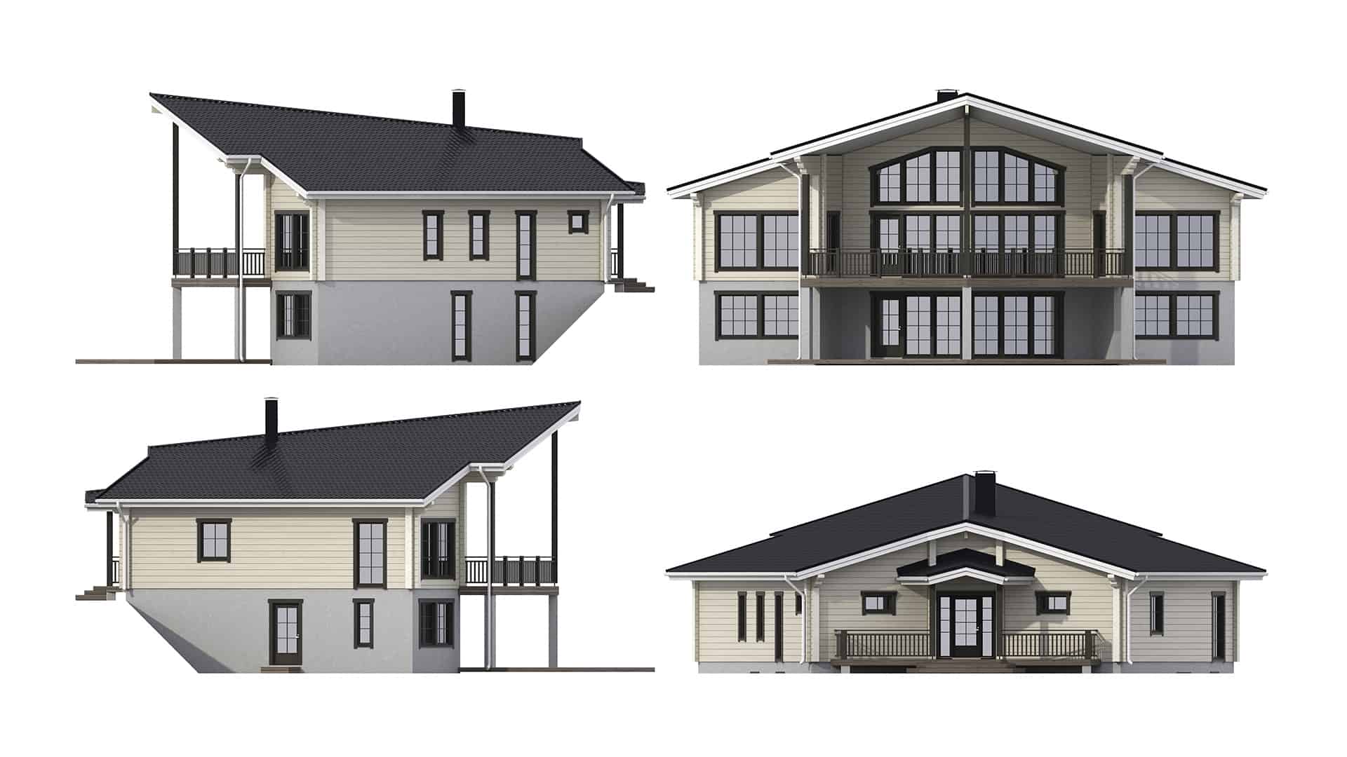 Дом из бруса 23×11 м Дом из бруса 23×11 м