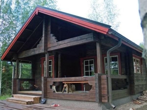 Баня из бруса 6,8 на 5,5 м